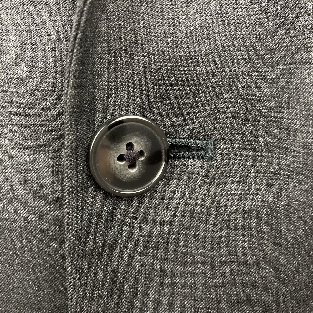Calvin Klein Men Suit Jacket Blazer 42R 100%Wool Gray E081149 - Picture 4 of 8